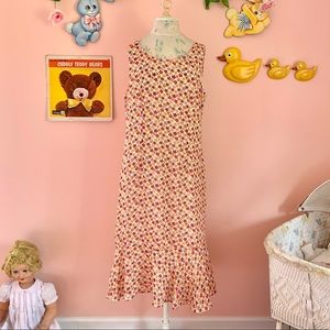Vintage early 2000s Y2K floral daisy print dress